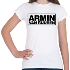 PRINTFASHION Armin Van Buuren - Női póló - Fehér női póló