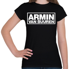 PRINTFASHION Armin Van Buuren - Női póló - Fekete