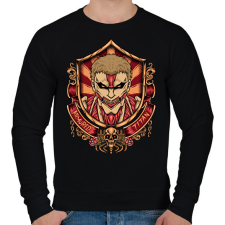PRINTFASHION Armor Titan - Férfi pulóver - Fekete férfi pulóver, kardigán