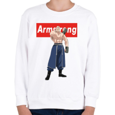 PRINTFASHION Armstrong - Gyerek pulóver - Fehér gyerek pulóver, kardigán