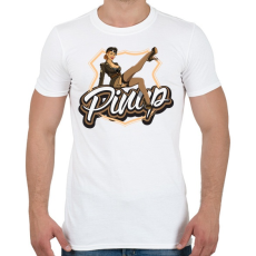 PRINTFASHION Army legs - Férfi póló - Fehér