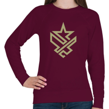 PRINTFASHION Army - Női pulóver - Bordó női pulóver, kardigán