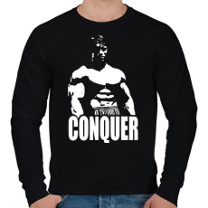 PRINTFASHION Arnold Conquer - Férfi pulóver - Fekete