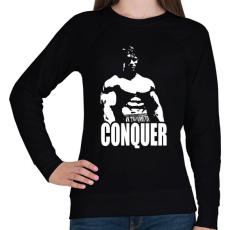 PRINTFASHION Arnold Conquer - Női pulóver - Fekete