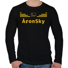 PRINTFASHION ÁronSky Legújabb minta! - Férfi hosszú ujjú póló - Fekete férfi póló