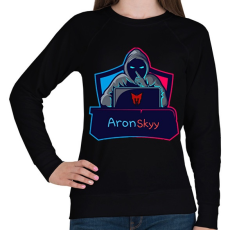 PRINTFASHION AronSkyy - Női pulóver - Fekete