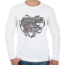 PRINTFASHION artist.b - Férfi hosszú ujjú póló - Fehér