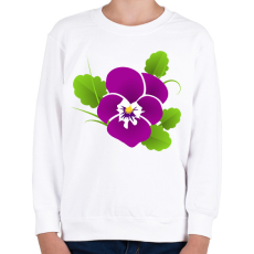 PRINTFASHION Árvácska - Gyerek pulóver - Fehér