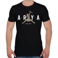 PRINTFASHION Arya Air (Camo#1) - Férfi póló - Fekete