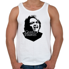 PRINTFASHION Arya - Férfi atléta - Fehér atléta, trikó