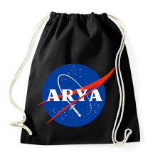 PRINTFASHION Arya Nasa - Sportzsák, Tornazsák - Fekete tornazsák