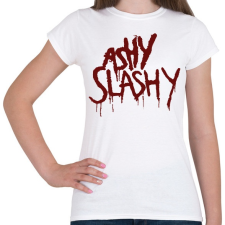 PRINTFASHION Ash vs Evil Dead ashy slashy - Női póló - Fehér női póló