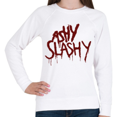 PRINTFASHION Ash vs Evil Dead ashy slashy - Női pulóver - Fehér
