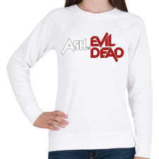 PRINTFASHION ASH vs. Evil Dead - Női pulóver - Fehér női pulóver, kardigán