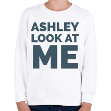 PRINTFASHION Ashley Look at Me - Gyerek pulóver - Fehér