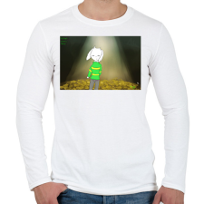 PRINTFASHION Asriel Dremurr Undertale - Férfi hosszú ujjú póló - Fehér férfi póló