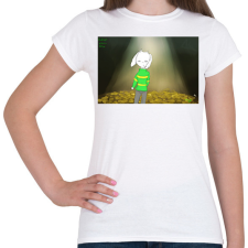 PRINTFASHION Asriel Dremurr Undertale - Női póló - Fehér női póló