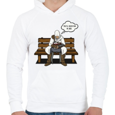 PRINTFASHION Assasins Creed  - Férfi kapucnis pulóver - Fehér