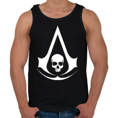 PRINTFASHION Assassin's Creed - Férfi atléta - Fekete