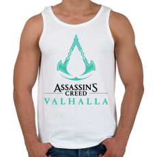 PRINTFASHION Assassins Creed - Valhalla - Férfi atléta - Fehér