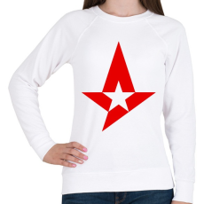 PRINTFASHION Astralis - Női pulóver - Fehér