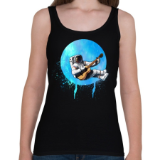 PRINTFASHION astronaut - Női atléta - Fekete női trikó