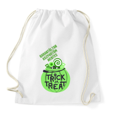 PRINTFASHION Aszpartám mentes Halloween - Sportzsák, Tornazsák - Fehér tornazsák