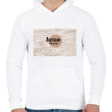 PRINTFASHION Asztalos mester - Férfi kapucnis pulóver - Fehér női pulóver, kardigán