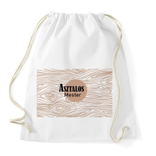 PRINTFASHION Asztalos mester - Sportzsák, Tornazsák - Fehér tornazsák