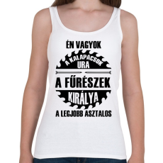 PRINTFASHION Asztalosok királya - Női atléta - Fehér