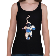 PRINTFASHION Asztronauta - Női atléta - Fekete