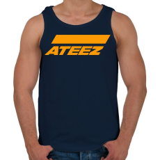 PRINTFASHION Ateez - Férfi atléta - Sötétkék
