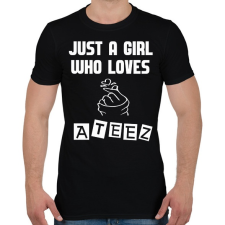 PRINTFASHION Ateez - Férfi póló - Fekete férfi póló