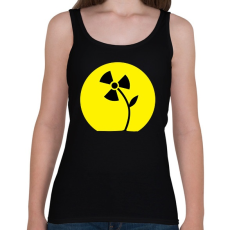 PRINTFASHION Atom virág - Női atléta - Fekete