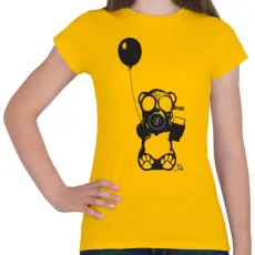 PRINTFASHION Atommaci - Női póló - Sárga