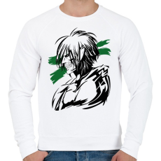 PRINTFASHION Attack On Titan - Férfi pulóver - Fehér