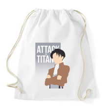 PRINTFASHION Attack on Titan -- Levi - Sportzsák, Tornazsák - Fehér tornazsák