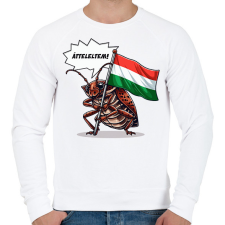 PRINTFASHION Átteleltem! - Férfi pulóver - Fehér férfi pulóver, kardigán