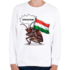 PRINTFASHION Átteleltem! - Gyerek pulóver - Fehér gyerek pulóver, kardigán
