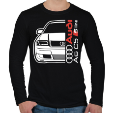 PRINTFASHION Audi A6 C5 - Férfi hosszú ujjú póló - Fekete