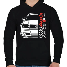PRINTFASHION Audi A6 C5 - Férfi kapucnis pulóver - Fekete