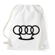 PRINTFASHION Audi boxer - Sportzsák, Tornazsák - Fehér tornazsák