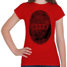 PRINTFASHION AUDI in my DNA - Női póló - Piros női póló