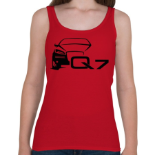 PRINTFASHION AUDI Q7 - Női atléta - Cseresznyepiros női trikó
