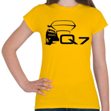 PRINTFASHION AUDI Q7 - Női póló - Sárga női póló
