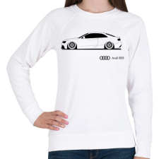 PRINTFASHION AUDI RS5 - Női pulóver - Fehér női pulóver, kardigán