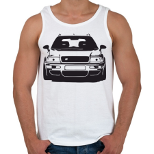 PRINTFASHION Audi RS - Férfi atléta - Fehér atléta, trikó