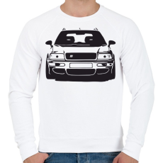 PRINTFASHION Audi RS - Férfi pulóver - Fehér