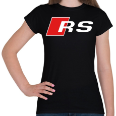 PRINTFASHION Audi RS - Női póló - Fekete