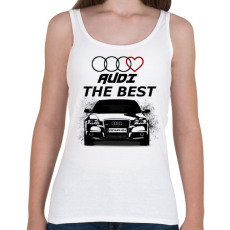 PRINTFASHION AUDI THE BEST - Női atléta - Fehér